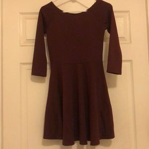 Maroon Dress